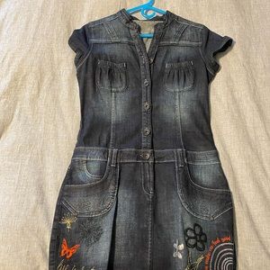 Desigual jeans dress. Size S-M